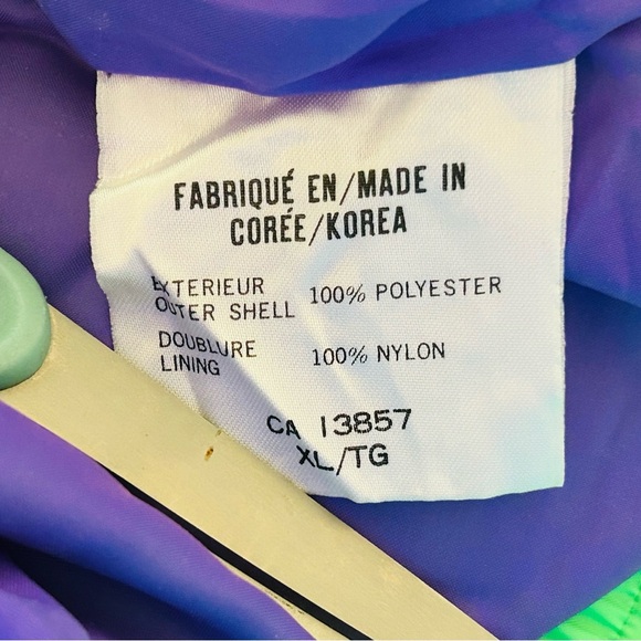 Coltech Vintage Neon Green Jacket Women’s size XL - Picture 4 of 8